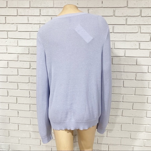 Eileen Fisher Women’s Hyacinth Crewneck Pullover - Picture 4 of 8